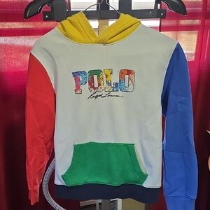 Polo by Ralph Lauren Yellow and Blue Hoodie